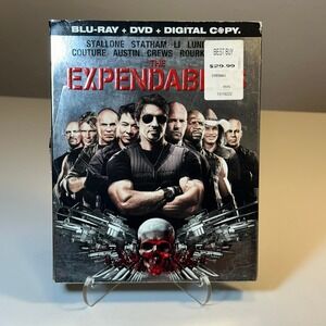 The Expendables Blu-ray DVD Digital Copy Action Movie Stallone Statham